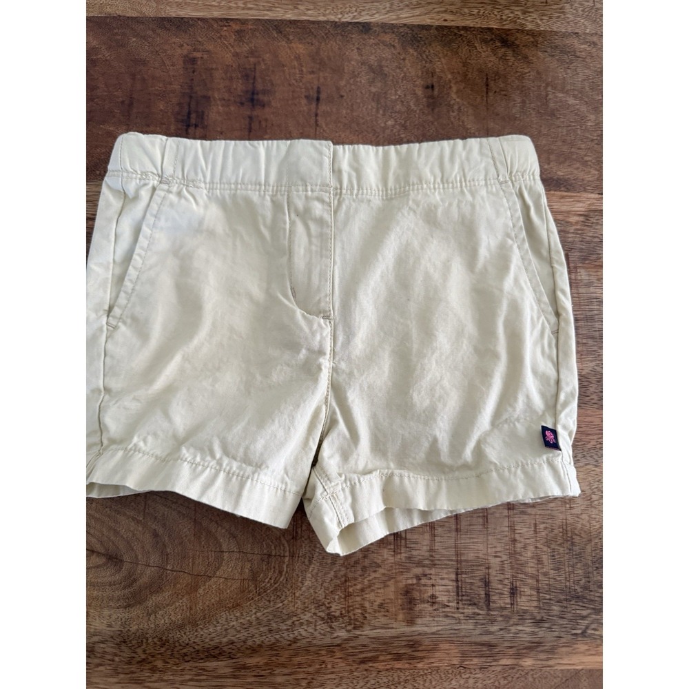 Kids Club Kidbox Girls Beige Shorts Size 4T Elastic Waist Casual‎ Summer Light